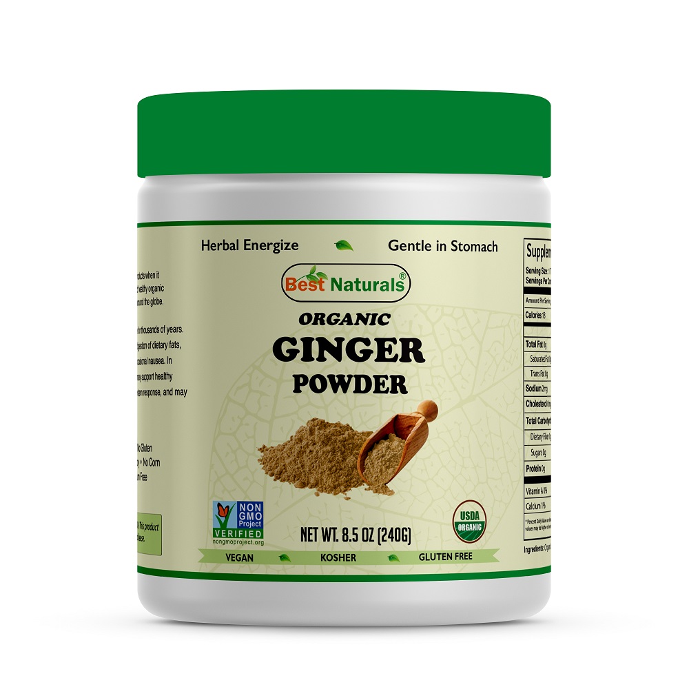 614627 8 Oz Organic Ginger Root Powder