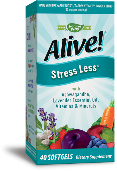 1532506 Alive Stress Less - 40 Softgels