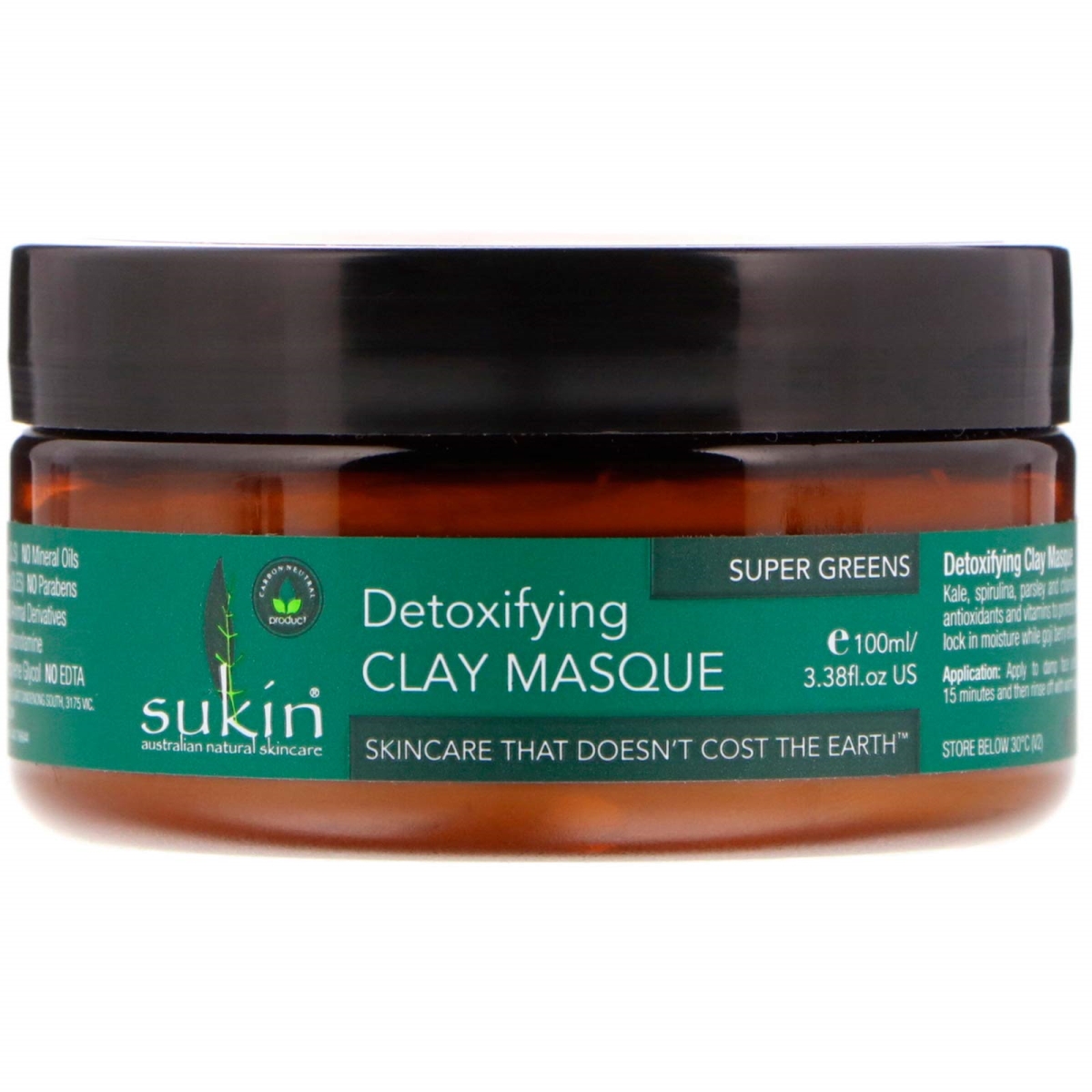 455441 3.38 Oz Super Greens Detoxifying Clay Masque