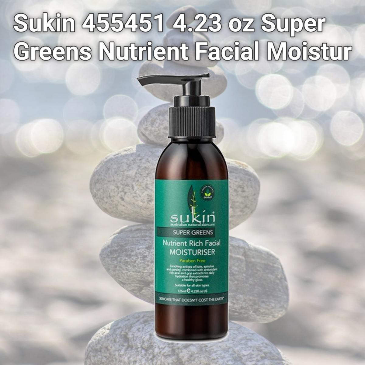 Picture of Sukin 455451 4.23 oz Super Greens Nutrient Facial Moistur