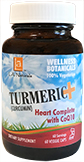 113600 Turmeric Plus Heart Complete With Coq10 - 60 Veggie Caps - 12 Per Case