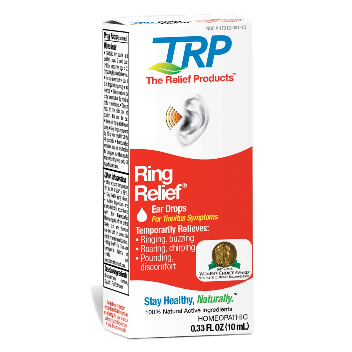 25175 10 Ml Ring Relief Ear Drops Pm