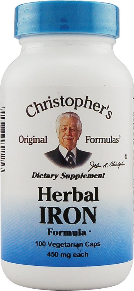 689125 Herbal Iron Formula 100 Capsules