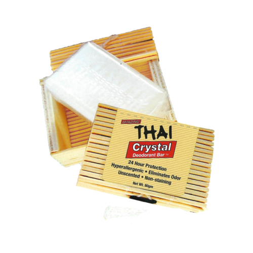 Ds756 80 G Thai Deodorant Bar In Bamboo Box