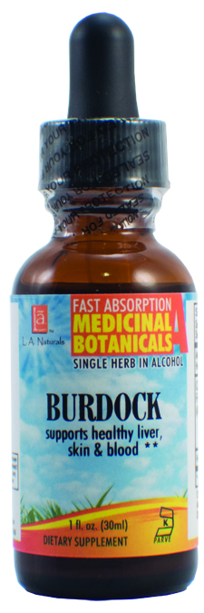 La Naturals 1133851 1 Oz Burdock Organic Liquid