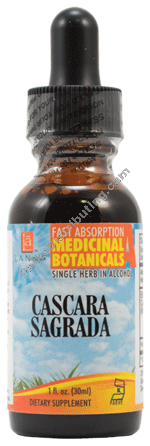 La Naturals 1133871 1 Oz Cascara Sagrada Organic Medical Liquid