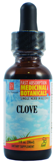 La Naturals 1133941 1 Oz Clove Organic Medical Liquid