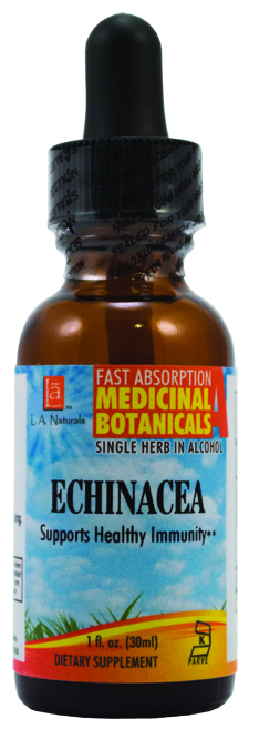 La Naturals 1134021 1 Oz Echinacea Organic Organic Medical Liquid