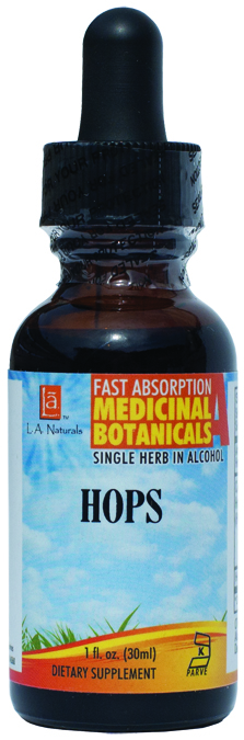 La Naturals 1134181 1 Oz Hops Medical Organic Liquid