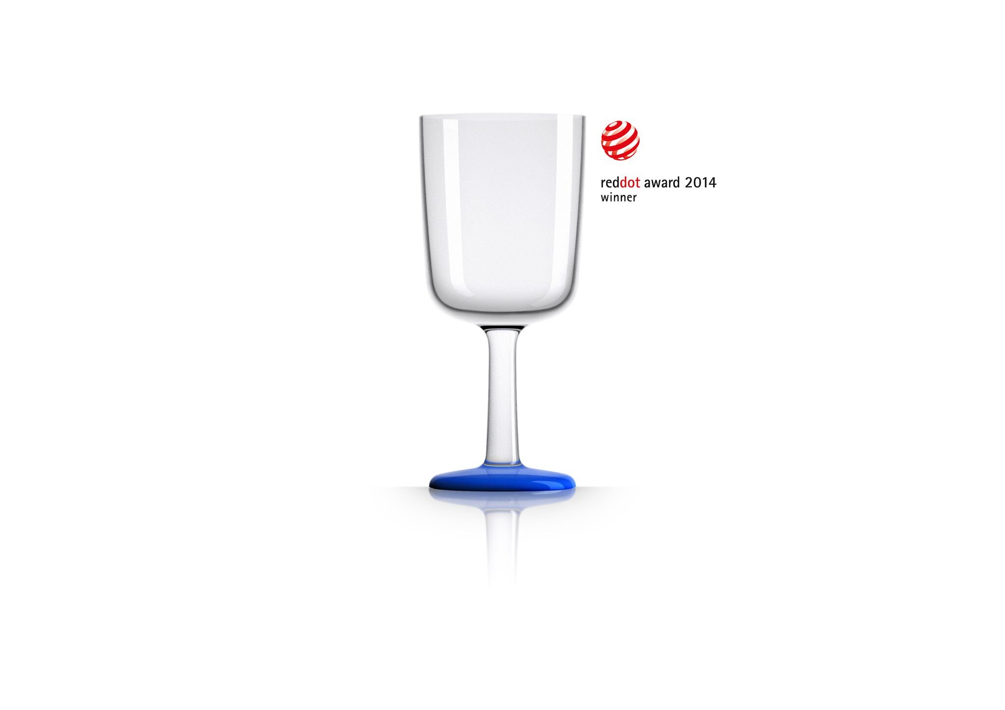 Marc Newson Pm832 Wine Glass - Klein Blue Nonslip Base