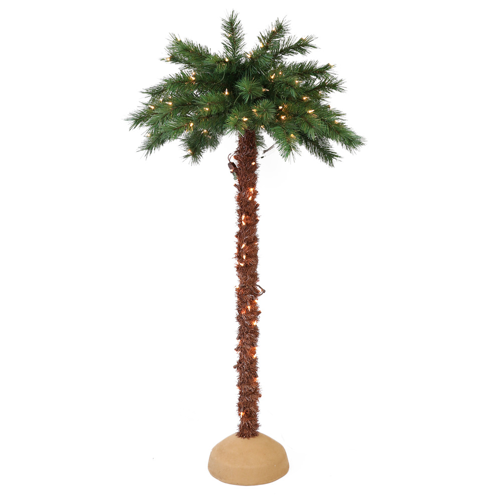 277-dt8345-40c150 4 Ft. Pre-lit Artificial Palm Tree With 150 Ul-listed Lights