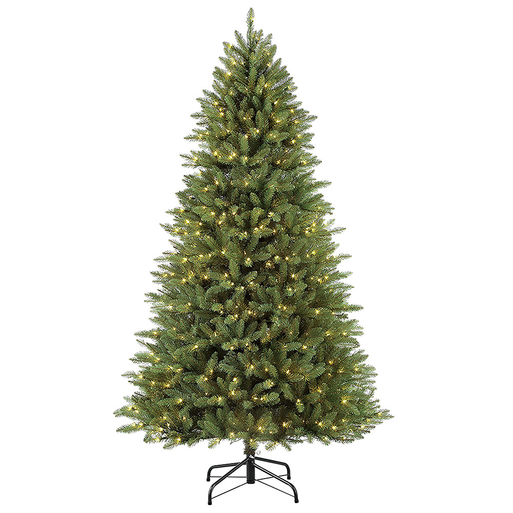 277-ffr-75c6 7.5 Ft. Pre-lit Slim Elegant Series Fraser Fir Artificial Christmas Tree With 600 Ul-listed Clear Lights
