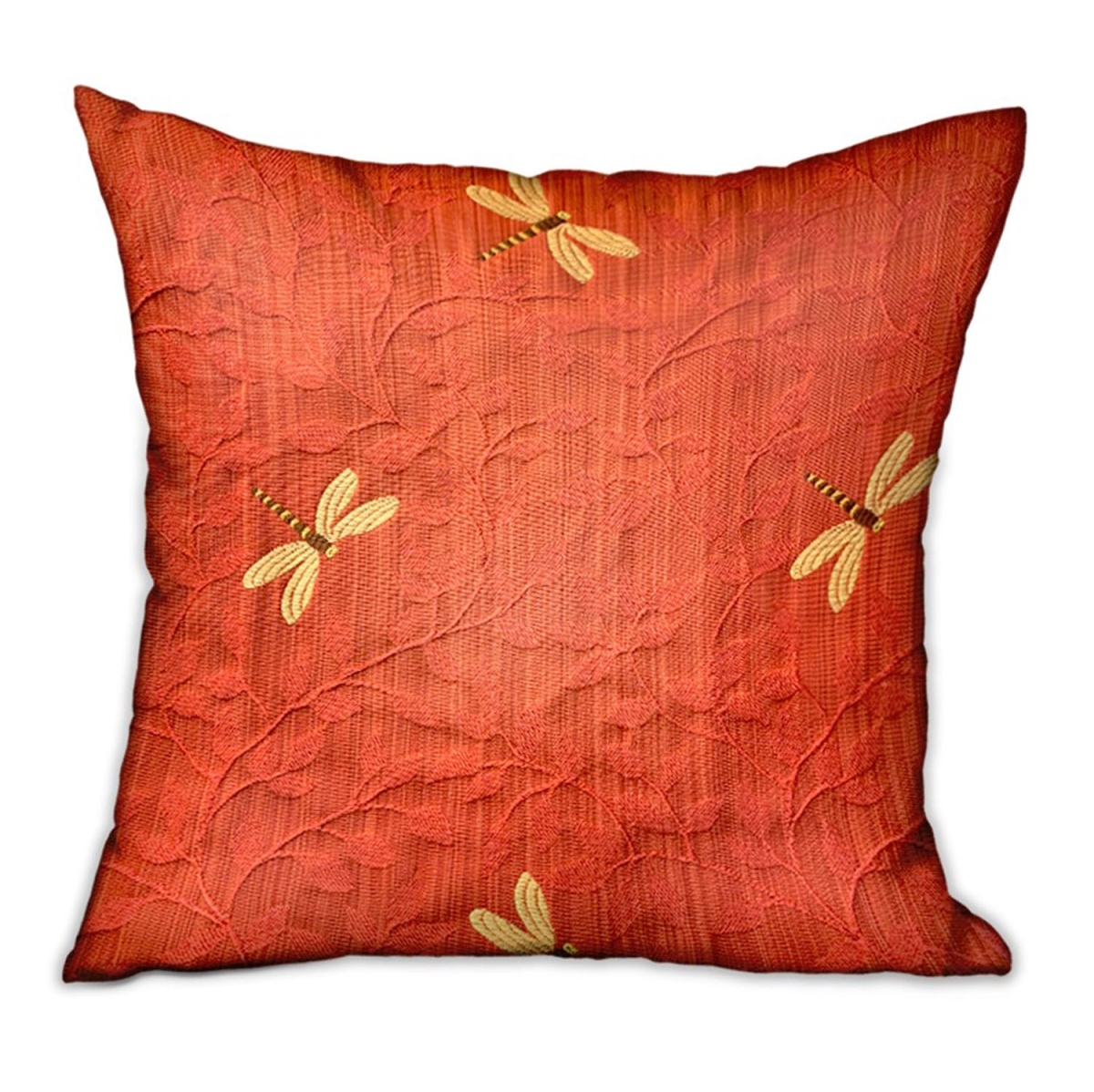 Pbdu1901-1220-dp 12 X 20 In. Firefly Red Animal Motif Luxury Throw Pillow