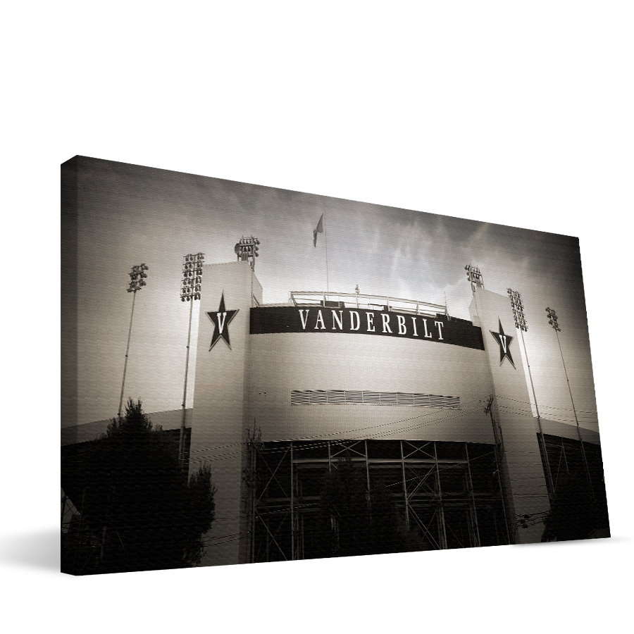 Vanvs1636 Vanderbilt Stadium Canvas, 16 X 36 In.