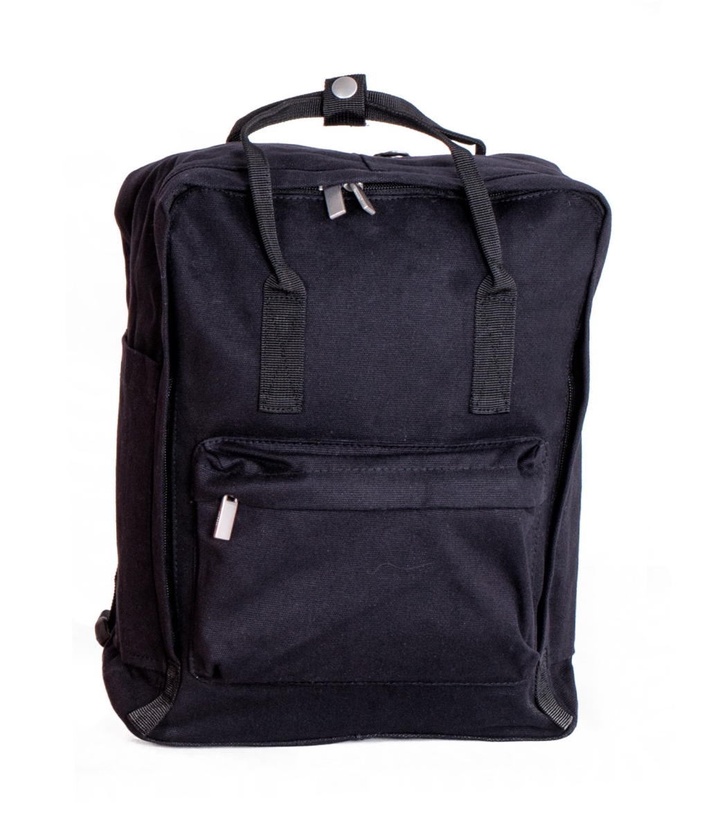 Mbk002-black Mini Backpack With Tablet Compartment - Black