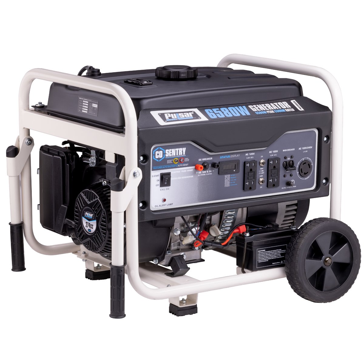 UPC 814726027100 product image for PG6580ECO Sentry Series 6580 W Gasoline Generator with Electric Start & CO Alert | upcitemdb.com