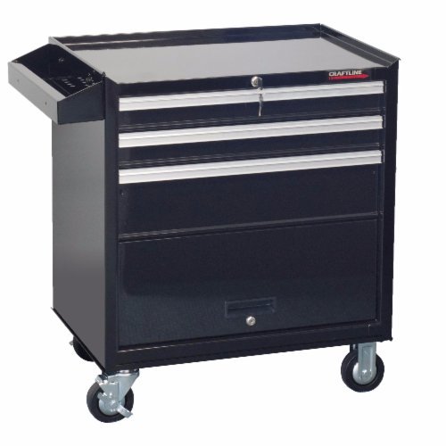 Metal Rolling Tool Chest With 3 Drawers