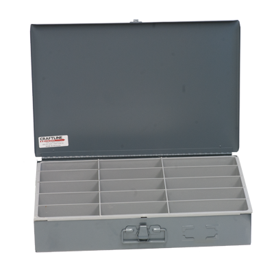 Steel Compartment Box 29 Bin Organizer Gray