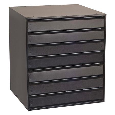 Modular Large Capacity 7 Drawer Cabinet Black
