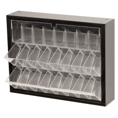 Metal Tip-out Tray Cabinet With 3 Tiers