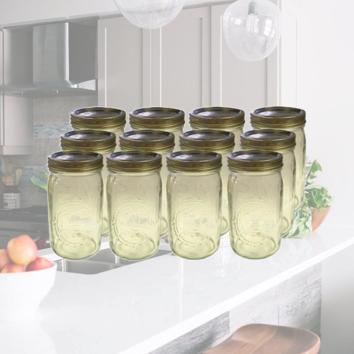 Picture of Ball 67000 Wide Mouth Quart Jars - Case of 12