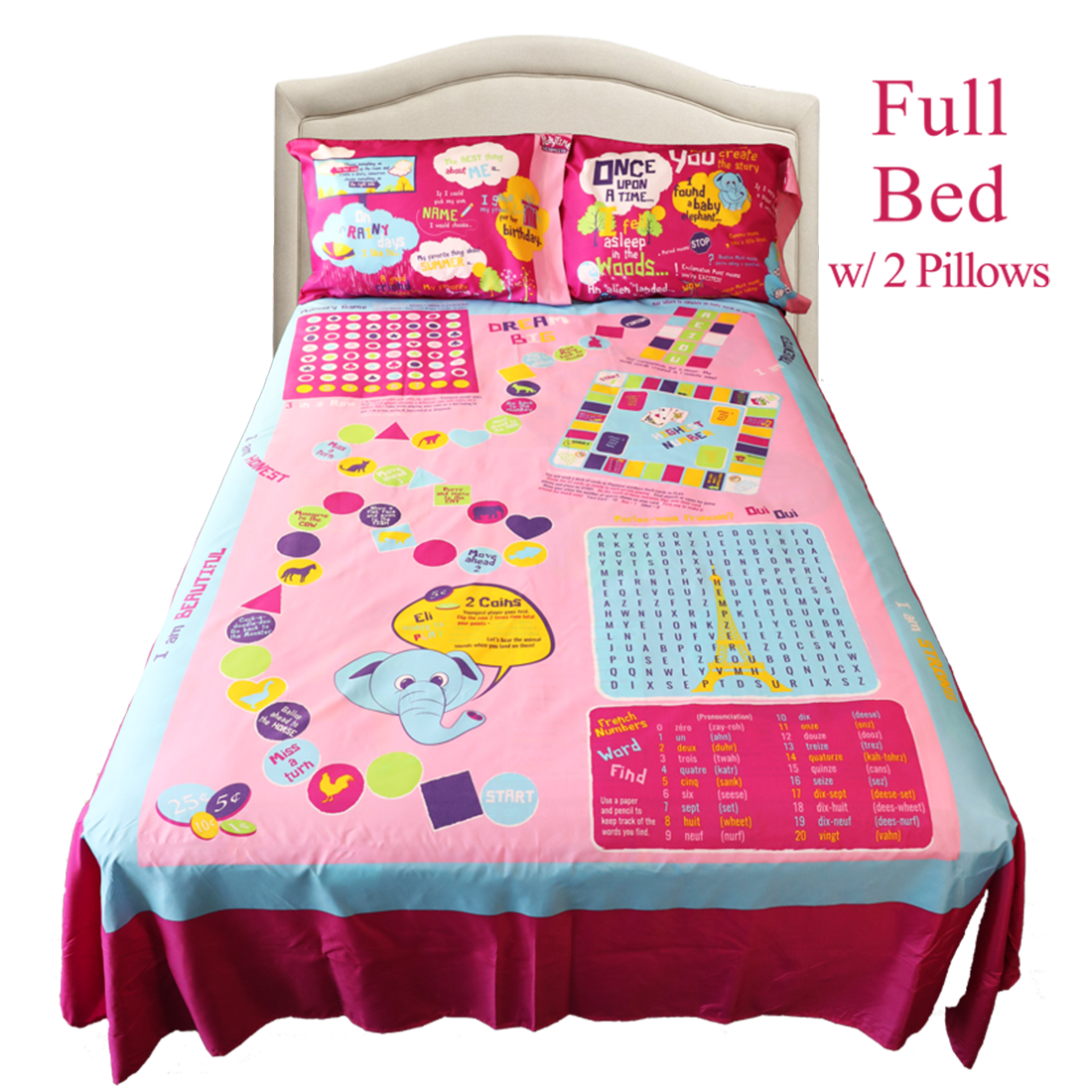 003-ptgf Bed Sheet Full Girl