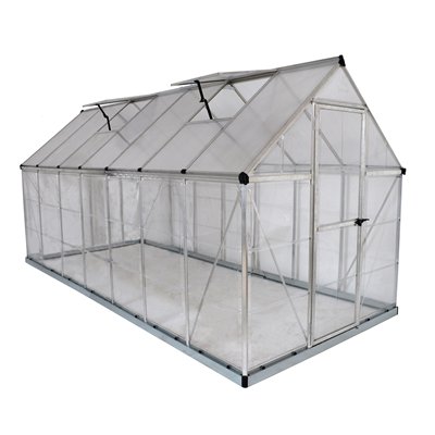 Hg5514 Hybrid Greenhouse - 6 X 14 Ft. - Silver