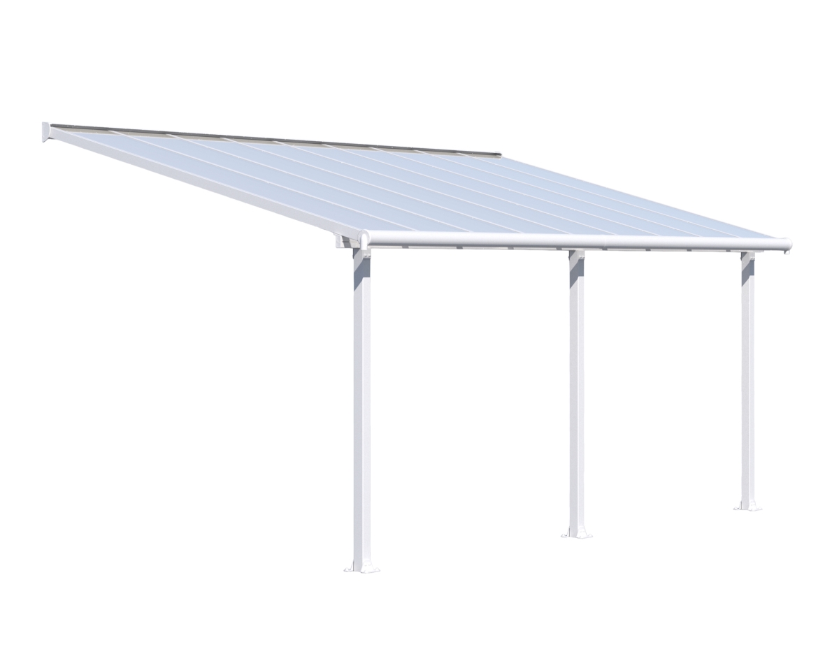 Hg8818w 10 X 18 In. Olympia Patio Cover - White