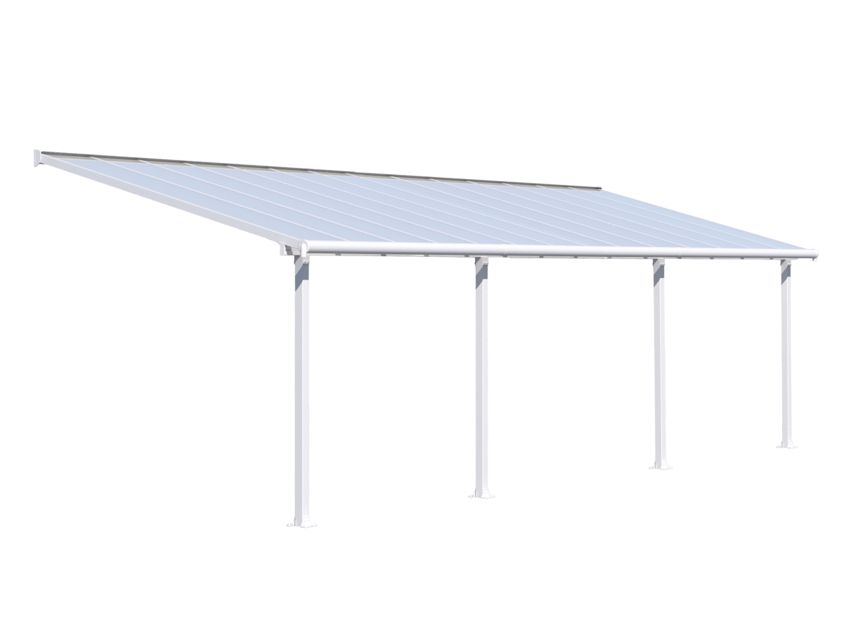 Hg8828w 10 X 28 In. Olympia Patio Cover - White