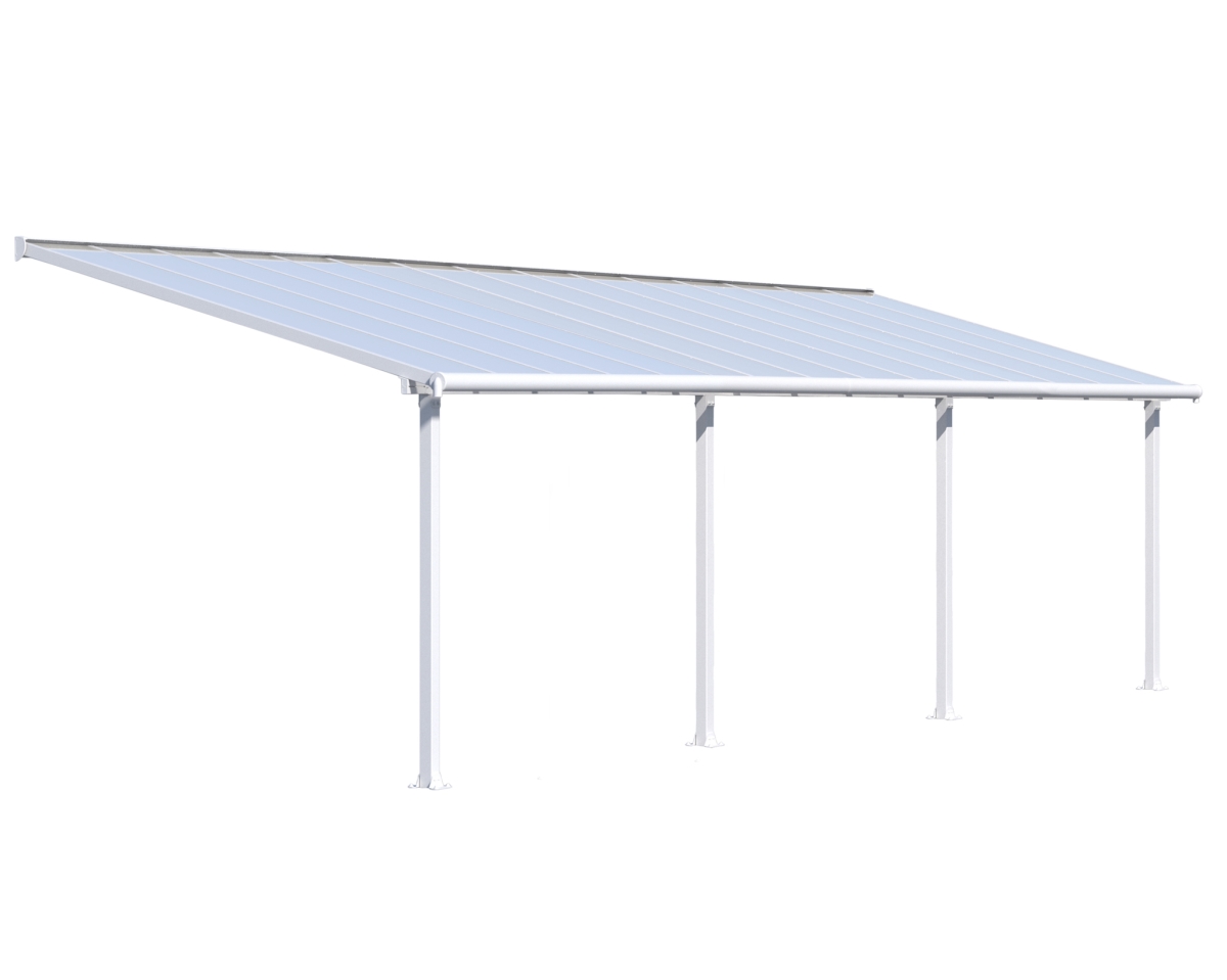 Hg8830w 10 X 30 In. Olympia Patio Cover - White