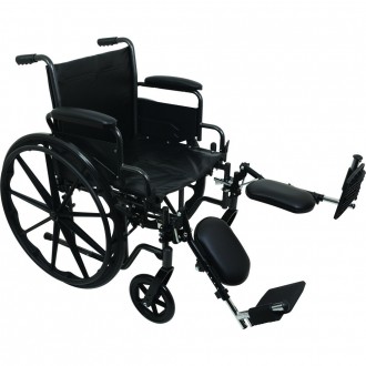 Wc21616de 16 X 16 In. K2 Elevating Standard Hemi Wheelchair