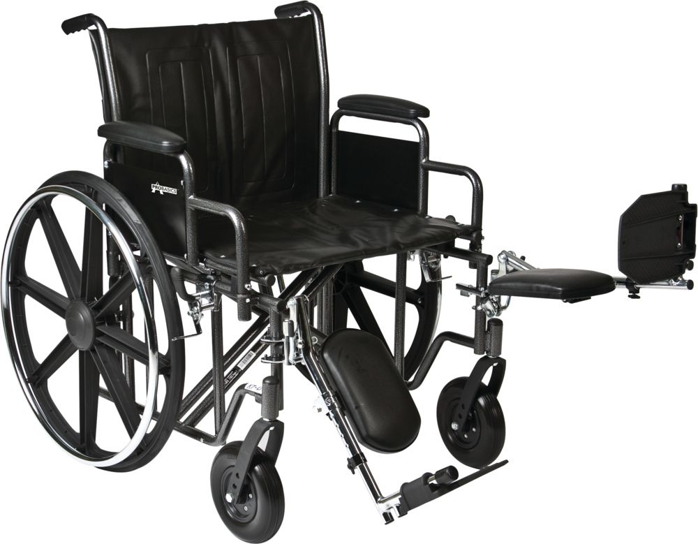 Wc72418de 24 X 18 In. K7 Elevating Extra Heavy Duty Wheelchair