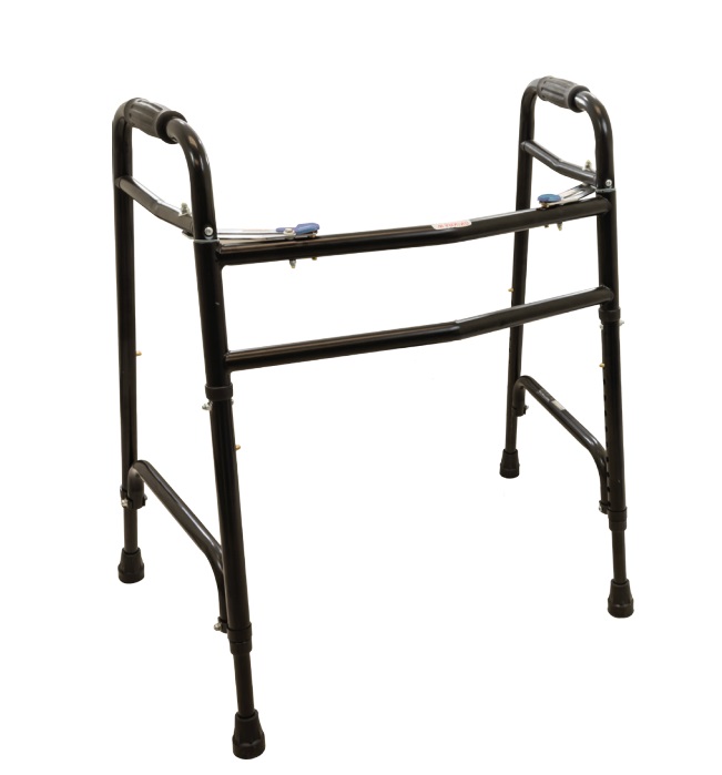 600 Lb 2button Without Wheels Walker, Steel Bariatric - Case Of 2