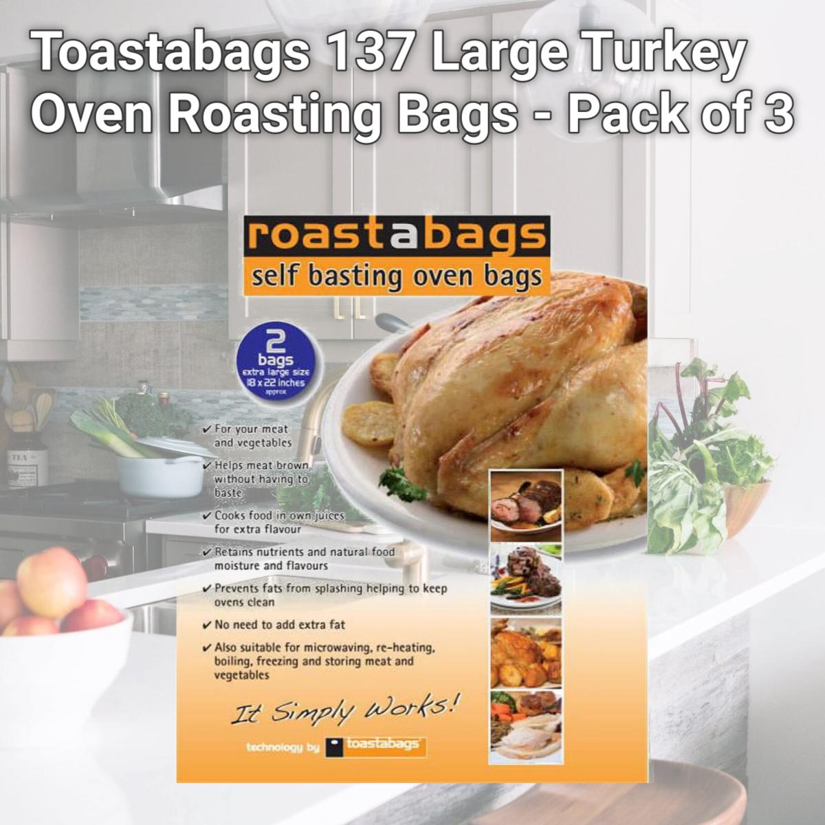 Picture of Toastabags 137 Large Turkey Oven Roasting Bags - Pack of 3