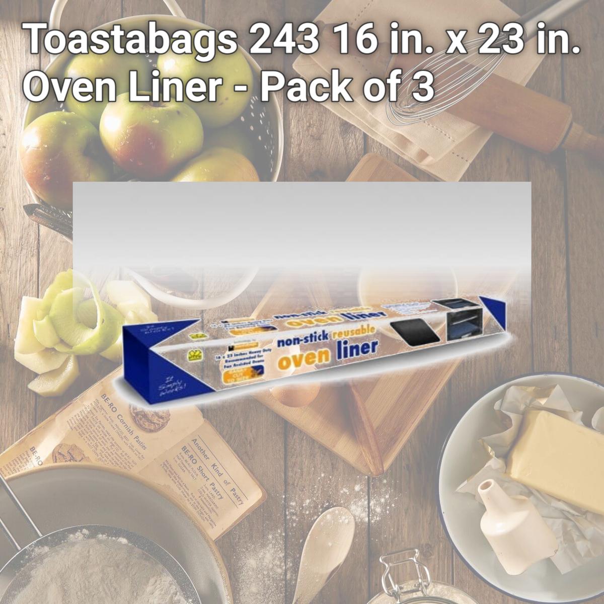 Picture of Toastabags 243 16 in. x 23 in. Oven Liner - Pack of 3