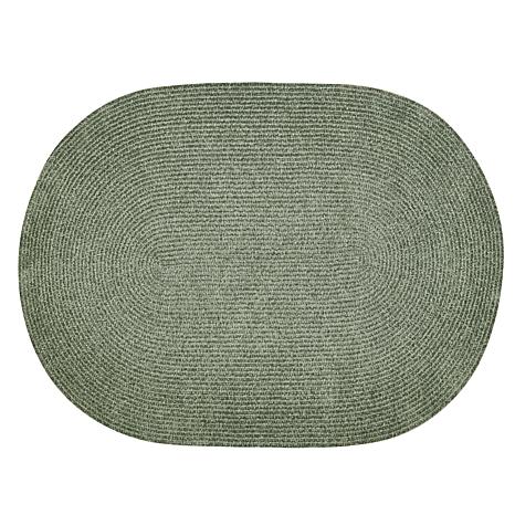 Brcr810dg 8 X 10 In. Chenille Reversible Rug - Diluth Green