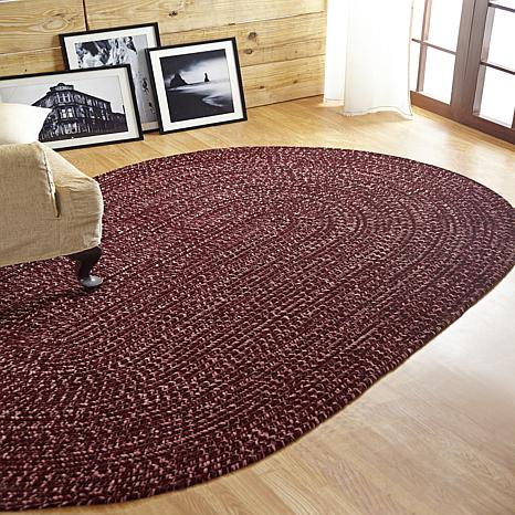 2 X 9 In. Chenille Reversible Rug - Mauve
