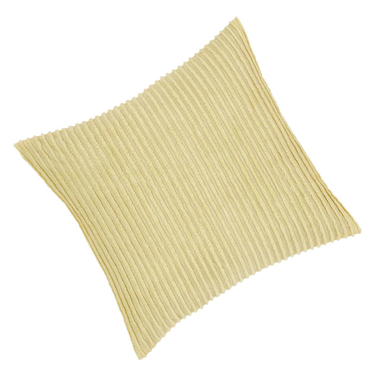 Picture of Better Trends SHASP2626YE Jullian Collection Super Soft & Light Weight Bold Stripes Euro Sham&#44; Yellow