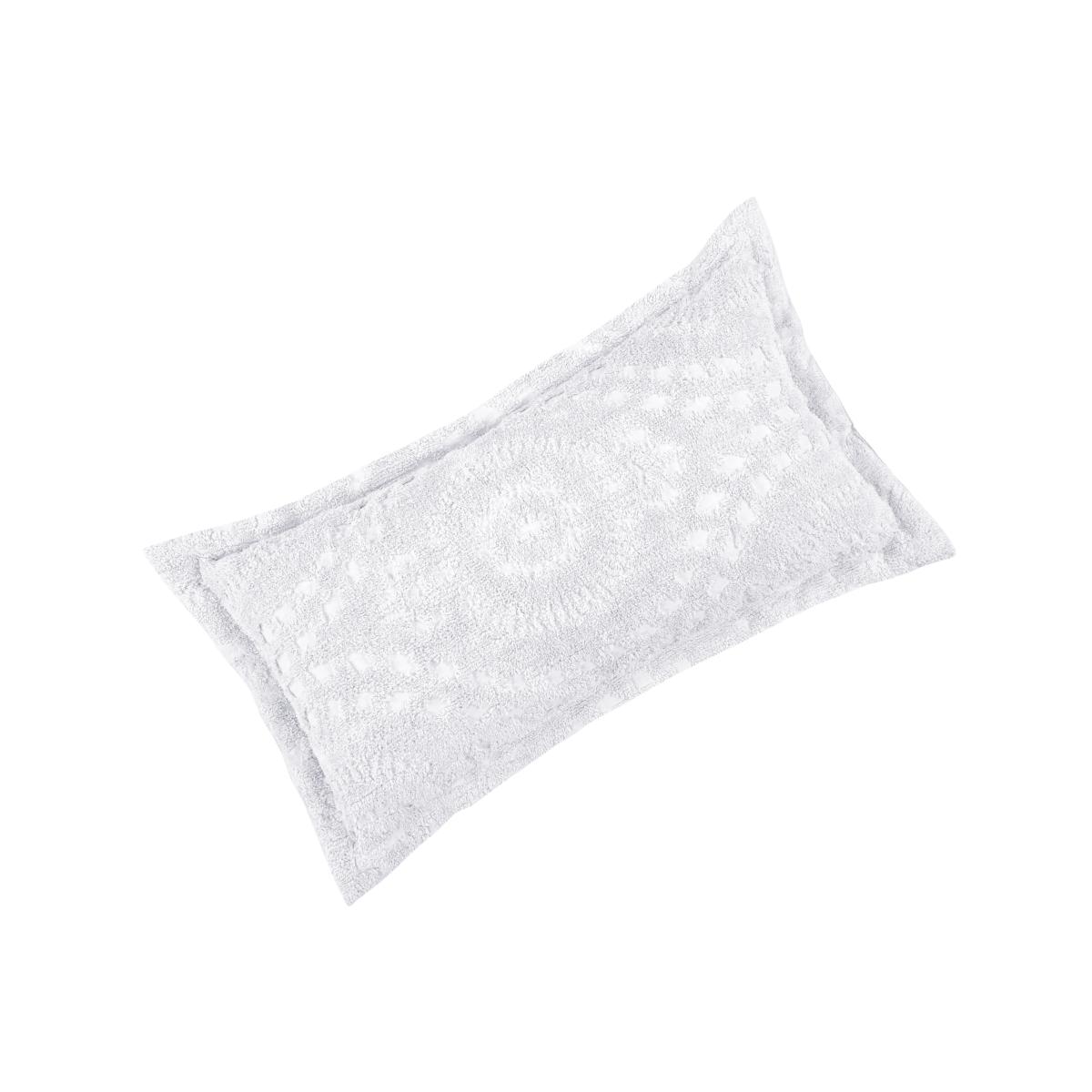 Picture of Better Trends SHR2036WH Rio Cotton Pillow Sham, White - King Size