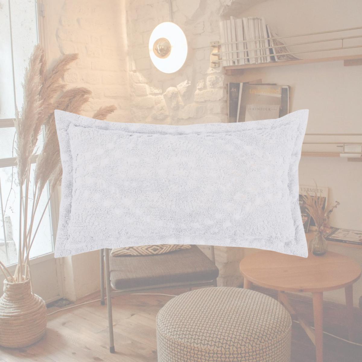 Picture of Better Trends SHR2036WH Rio Cotton Pillow Sham, White - King Size