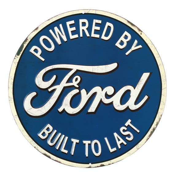 90145636-s Built To Last Embossed Tin Sign