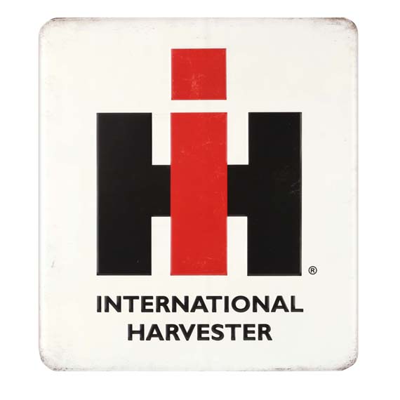 90150466-s International Harvester Embossed Tin Sign