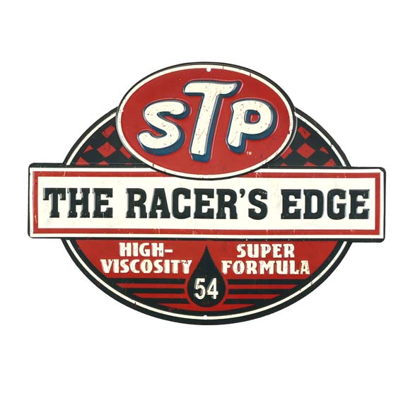 13144020-s Racers Edge Embossed Tin Sign
