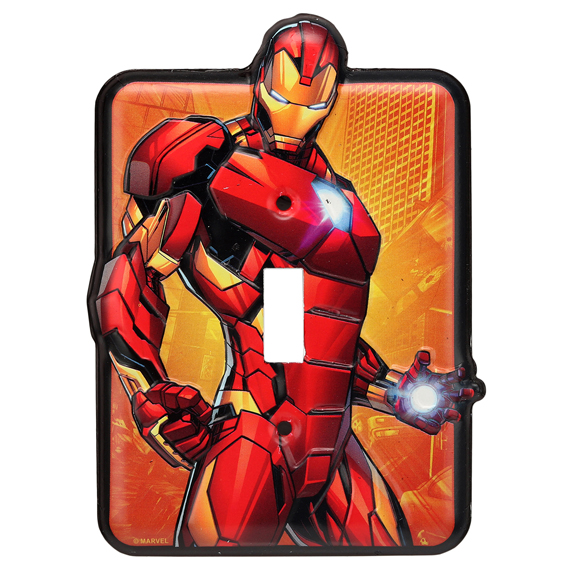 90169401-s Iron Man Tin Switch Plate