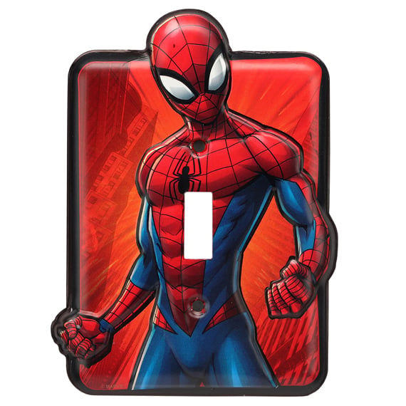 90169403-s Spider-man Tin Switch Plate