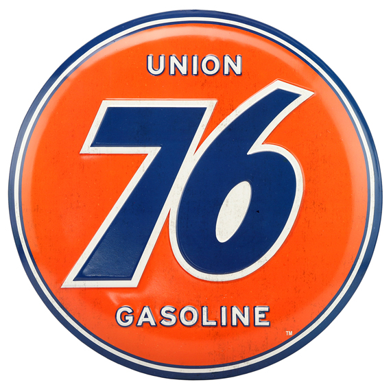 90168738-s Union 76 Embossed Tin Button Sign