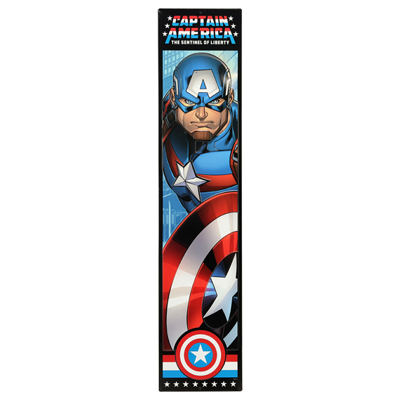 90166407-s Captain America Vertical Embossed Tin Sign