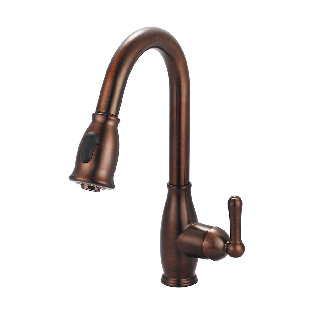 K-5040-orb Single Handle Pull-down Kitchen Faucet - Oil Rubbed Bronze