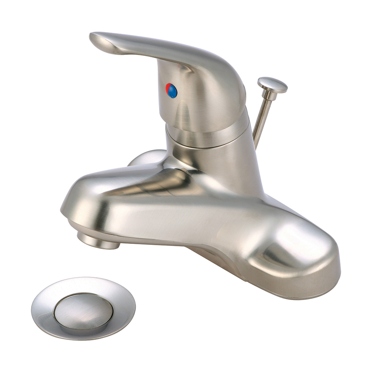 L-6160h-bn Single Handle Lavatory Faucet - Brushed Nickel