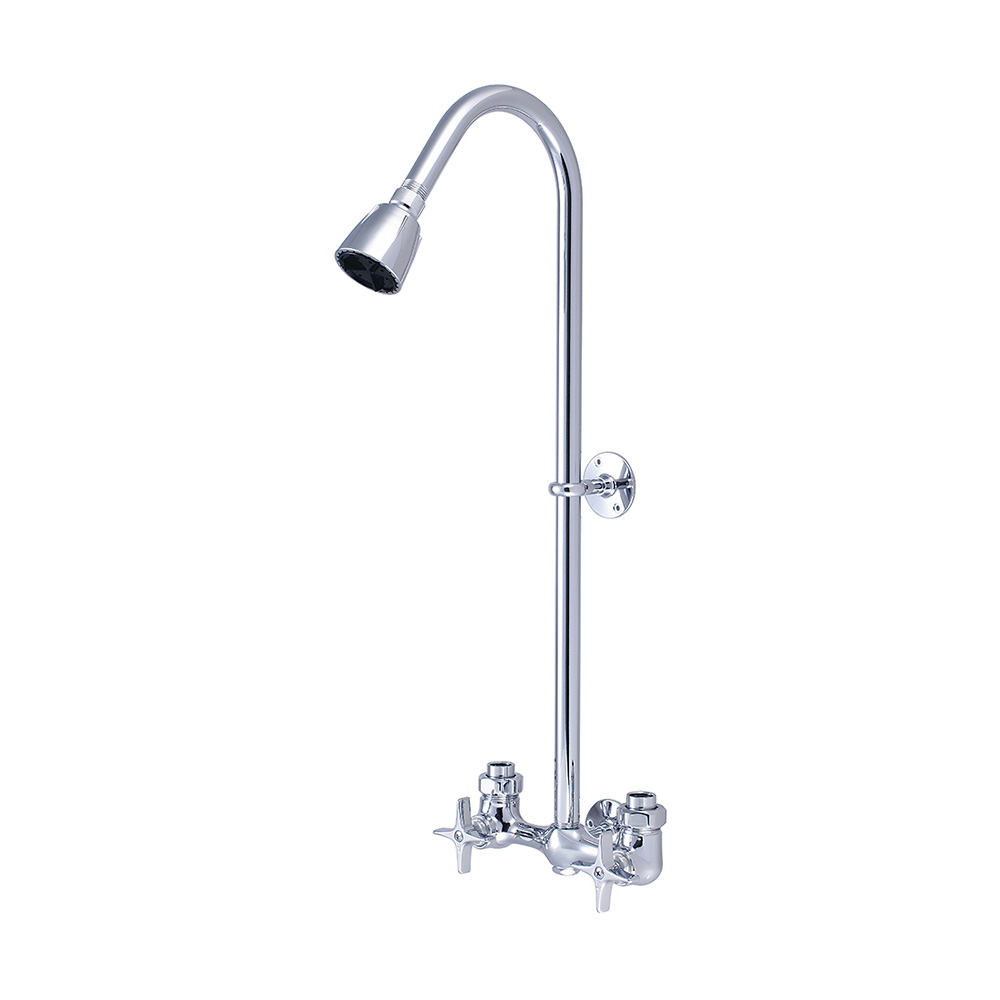 1379 Two Handle Exposed Shower Set - Polished Chrome
